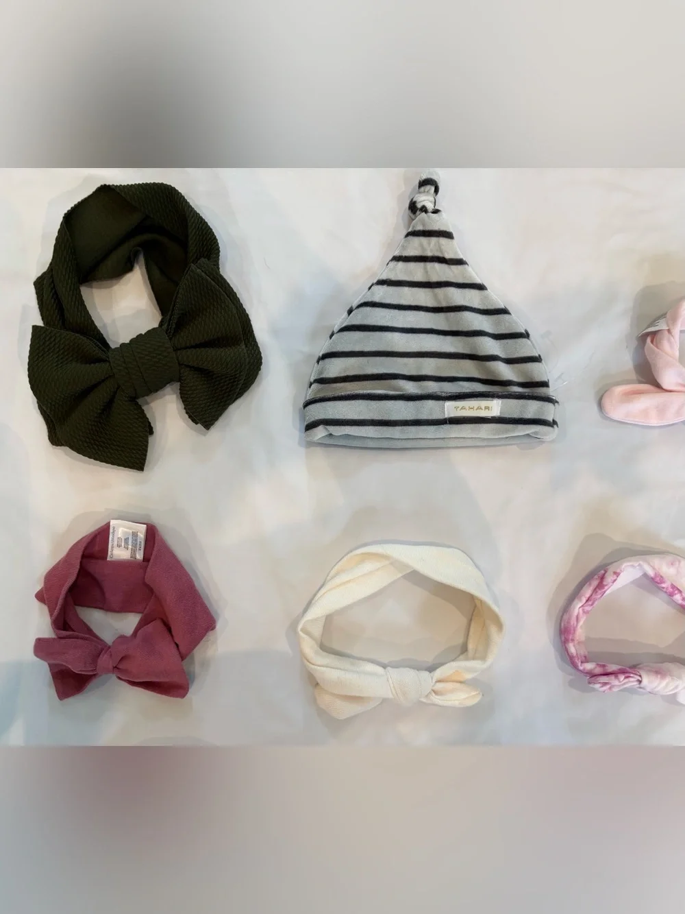NWOT! 12 piece Bundle-Baby Headbands and hat!!